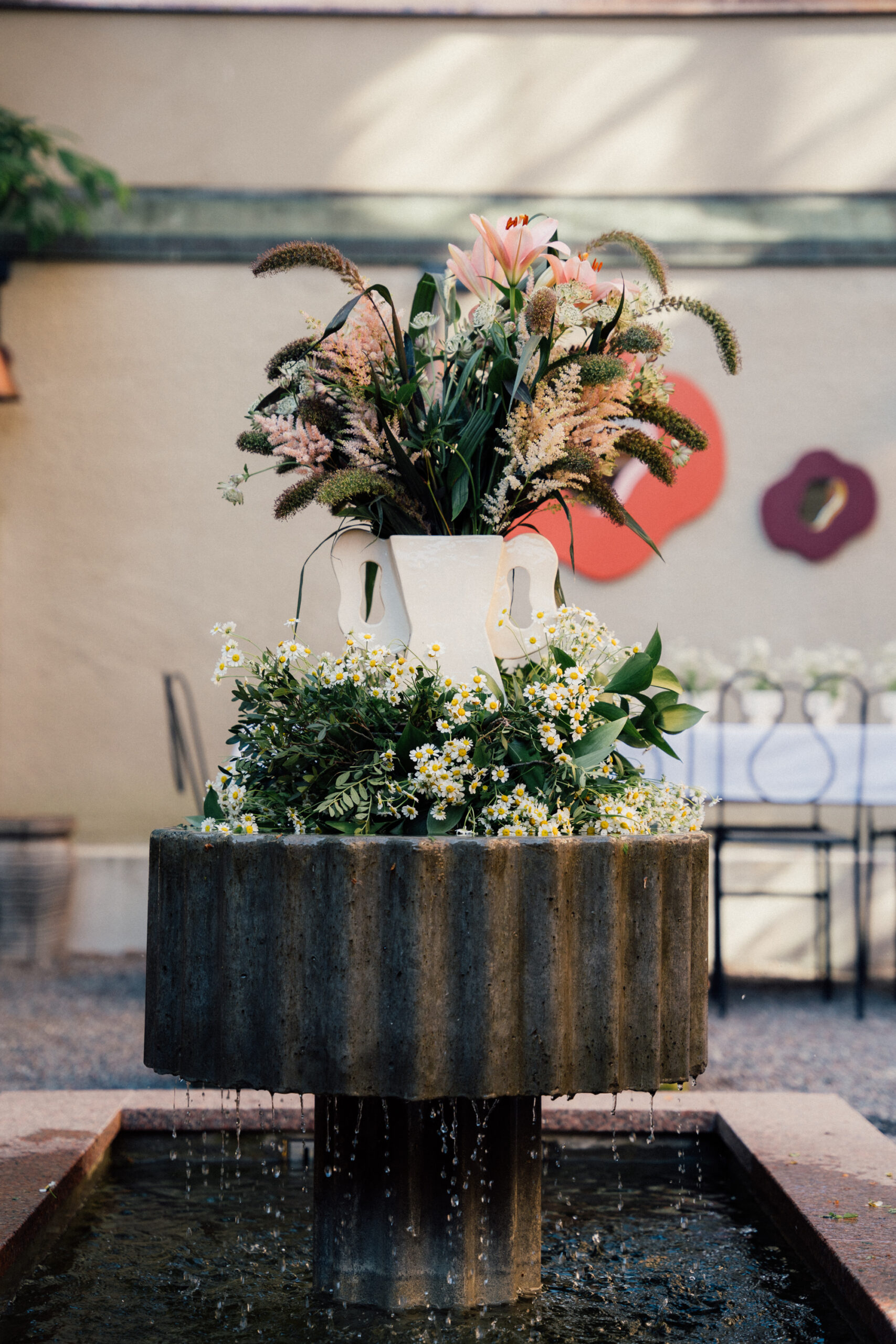 Poppy Vase_Madelen Möllard_Press Event Poppy Vase by Madelen Möllard in garden setting