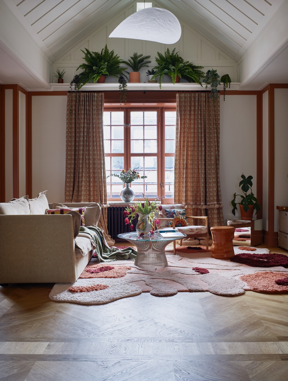 Artistic interior by Madelen Möllard in private residence